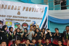 Atlet Taekwondo Tanjabbar Raih 16 Medali Dari Kejurprov di Kota Sungai Penuh