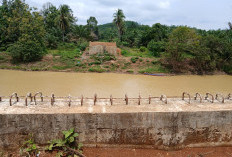 Warga Rantau Panjang Ancam Golput Jika Proyek Pemasangan Rangka Baja Jembatan Sungai Batang Jujuhan Tak Dilanj