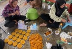 Mahasiswa UNJA Latih Kelompok Wanita Tani di DLT Pudak Membuat Mie dari Labu Madu