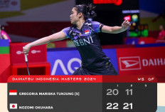 Gregoria Mariska Tunjung Tersingkir di Perempat Final Indonesia Masters oleh Nozomi Okuhara