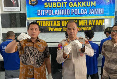 Tiga Pengedar Narkoba Pesisir Tanjabbar Dibekuk, Ditpolairud Polda Jambi Amankan Sabu 
