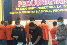 BNNP Jambi Musnahkan Sabu dan Ekstasi