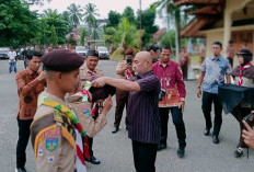 Bupati Bungo Lepas 49 Kontingen Pramuka untuk TLTD V Tingkat Jambi