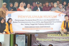 Dosen Fakultas Hukum Universitas Jambi Lakukan Penyuluhan Hukum Perancangan Peraturan Desa di Desa Delima