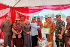 Wabup Tanjab Timur dan Pabung 0419/Tanjab Ikut Kegiatan Penanaman Padi Serentak, Program Swasembada Pangan