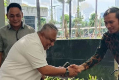 Dirut Perumda TSB Bahas Kemajuan PDAM Bersama Anggota DPR RI Edi Purwanto