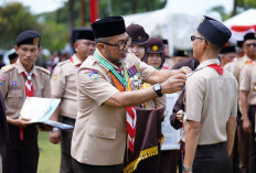 Sekda Sudirman Tekankan Peran Pramuka, Dalam Pembentukan Karakter Pemuda