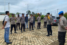 Cek Kelengkapan Personel, Kapolsek Muarasabak Timur Antisipasi Pelangaran 