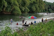 Destinasi Pemandian Tanjung Belit Dipadati Wisatawan 