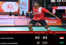 Alwi Farhan Raih Kemenangan Kedua untuk Tim Putra Indonesia di BATC 2024!
