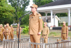 Bupati BBS Pimpin Apel Perdana Pasca Libur Lebaran, Sampaikan Makna Inpres No 1 Tahun 2025 Tentang Efisiensi