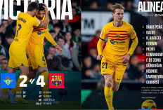 Barcelona Rebut Poin Penuh dengan Kemenangan 4-2 atas Real Betis