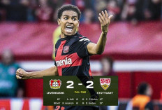 Bayer Leverkusen Selamatkan Rekor Tak Terkalahkan dengan Skor Imbang 2-2 Melawan Stuttgart