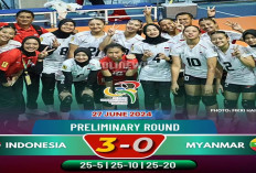 Tim Voli Putri Indonesia Awali ASEAN University Games 2024 dengan Kemenangan Telak atas Myanmar