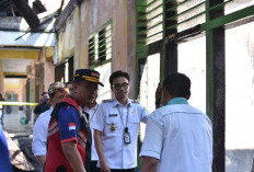 Pasca Kebakaran Pada Rabu Pagi, Wakil Wali Kota Diza Langsung Tinjau SMPN 20 Kota Jambi