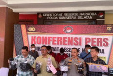 Polda Tangkap Dua Produsen Narkoba Sinte di Palembang