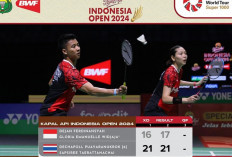 Dejan/Gloria Tersingkir di Perempat Final Indonesia Open 2024