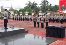 Polres Batanghari Gelar Upacara Serah Terima Jabatan dan Pelantikan Pejabat Utama Baru