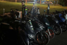 14 Motor Pembalap Liar Diamakan  Saat Operasi Gabungan Polres Sarolangun 