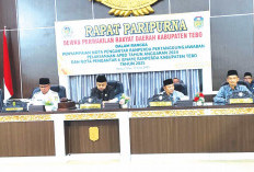 DPRD Tebo Gelar Rapat Paripurna, Nota Pengantar Ranperda Pertanggung Jawaban APBD TA 2024