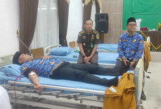 Sekda Muaro Jambi dan Kepala OPD Donor Darah, Peringati Hari Adhiyaksa 