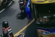 Aksi Komunitas Motor di Rancabali Bandung Selatan Hadang Bus Pariwisata Viral