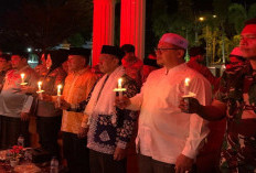 Wabup Merangin Ikuti Doa Bersama, Aksi Damai 1.000 Lilin untuk Korban Kericuhan Pejombongan