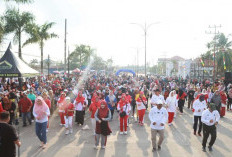 Dinas PUPR Gelar Jalan Santai dan Senam Sehat Berkah Madani, Sambut HUT Tanjab Barat ke-60 dan HUT RI ke-80