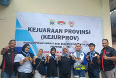 Pabsi Tanjab Barat Juara Umum Kejurprov Angkat Besi,  Jamal : Semoga Prestasi Ini Dapat Dipertahankan