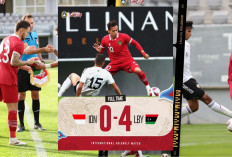 Timnas Indonesia Dibungkam 0-4 oleh Libya dalam Laga Uji Coba