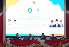 Bupati Bungo dan Wakil Bupati Bungo Hadiri Rapat Paripurna DPRD