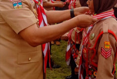 Pj Bupati Asraf Membuka TLTD IV Kwartir Cabang Kerinci 