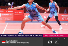 Fajar Alfian/Muhammad Rian Ardianto raih kemenangan di laga pertama fase grup BWF World Tour Finals 2023