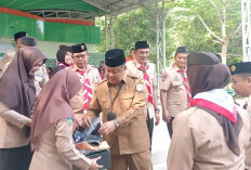 Sekda Minta Tidak Panik Saat Tim Pramuka Terlibat Penanggulangan Bencana