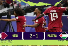 Palestina Terhenti, Qatar Maju ke Perempat Final Piala Asia 2023 dengan Kemenangan 2-1
