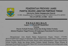 Lelang 6 Jabatan Eselon II, Ini Nama-Nama yang Masuk Tiga Besar