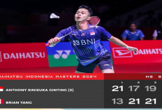 Anthony Ginting Tumbang di Semifinal Indonesia Masters 2024