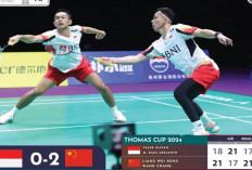 Fajar/Rian Gagal Bawa Indonesia Bangkit Lawan China pada Final Piala Thomas 2024