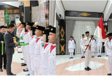 Bupati Batang Hari Kukuhkan Anggota Paskibraka 2025 Jelang HUT RI ke-80