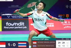 Ginting Buka Kemenangan Gemilang bagi Indonesia atas Thailand di Piala Thomas 2024!
