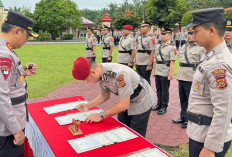 Empat Pejabat Polres Sarolangun Berganti