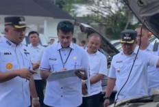 Bupati Tebo Cek Kendaraan Dinas Milik OPD
