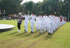 Upacara Bendera HUT RI di Pemkab Tanjab Timur Berlangsung Khidmat dan Menyita Perhatian