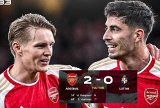 Arsenal Kembali Rebut Puncak Klasemen Liga Inggris setelah Atasi Luton Town 2-0