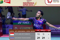 Chico Aura Dwi Wardoyo Gugur di Babak 32 Besar Indonesia Open 2024 oleh Wakil Thailand