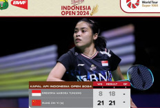Gregoria Mariska Tunjung Tersingkir di Perempat Final Indonesia Open 2024
