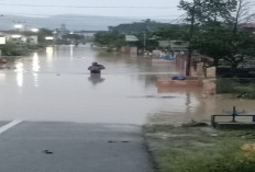 Diguyur Hujan Deras, Banjir Landa Sejumlah Desa di Kaki Gunung Kabupaten Kerinci