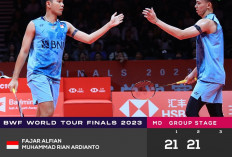Fajar/Rian Kuasai Grup B dengan Kemenangan Gemilang di BWF World Tour Finals 2023