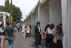 Puluhan Stand Perusahaan Hadir  Pada Unja Job Fair 2024