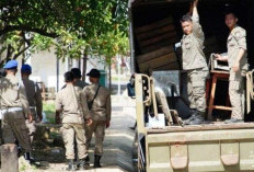 Sat Pol PP Tertibkan PKL Pasar Sarinah, Menempati Trotoar dan Badan Jalan